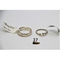 2 zilveren ringen m64/54 (WKP 198€)